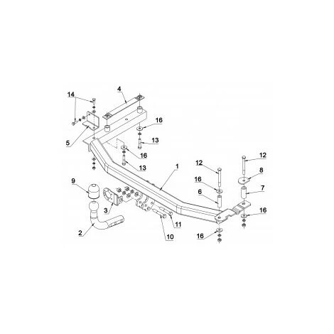Attelage Honda Jazz (11/08-09/15) Col De Cygne + Faisceau Universel 7 Broches 2 Attelage Honda Jazz (11/08-09/15) Col De Cygne + Faisceau Universel 7 Broches – Image 2